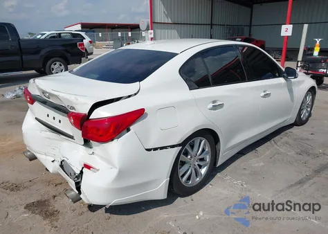 2015 Infiniti Q50 Premium from USA, damaged, VIN JN1BV7AP9FM354764